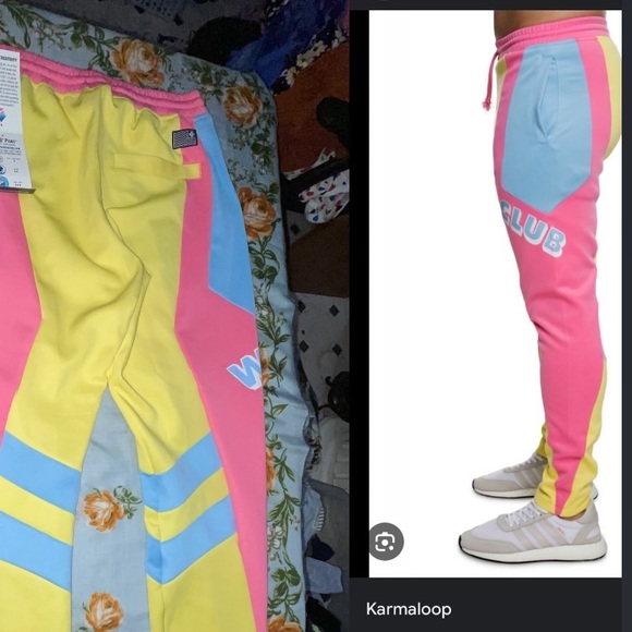 Pink Dolphin Runners Pants - Picture 4 of 4